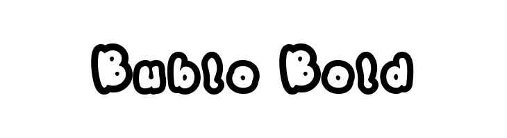 Bublo Bold  لخطوط تنزيل