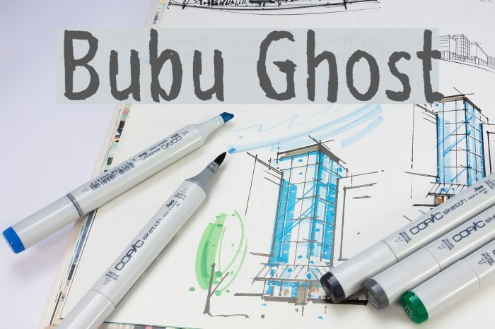 Bubu Ghost Font examples