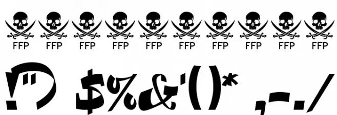 Bucanera-FFP Font OTHER CHARS