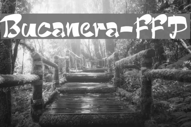 Bucanera-FFP Font examples