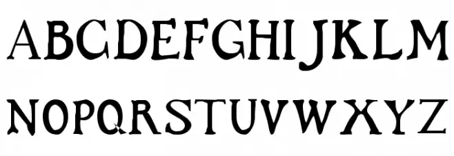 Buccaneer Regular Шрифта ВЕРХНИЙ