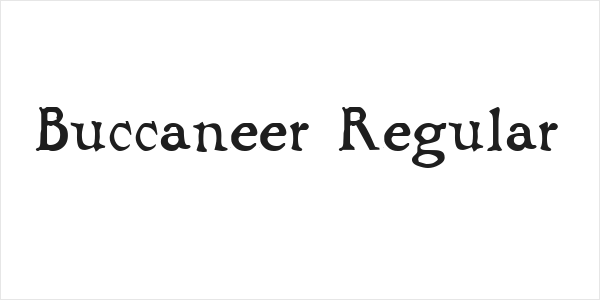 Buccaneer Regular Logo