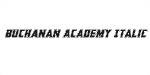 Buchanan Academy Italic Logo