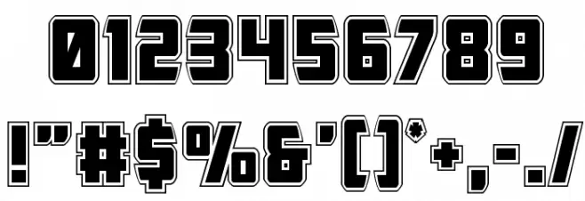 Buchanan Academy Font OTHER CHARS