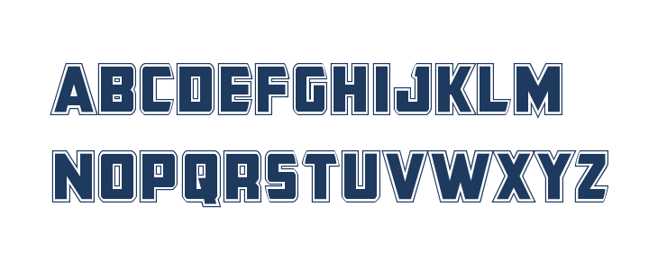 Buchanan Academy Lowercase