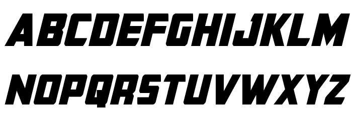 Buchanan Bold Italic Font LOWERCASE
