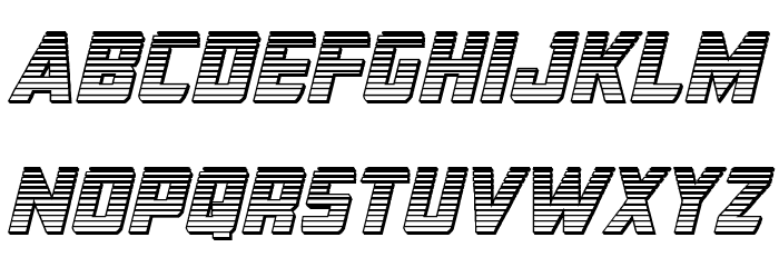 Buchanan Chrome Italic Font LOWERCASE