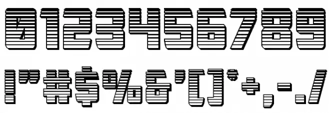 Buchanan Chrome Font OTHER CHARS