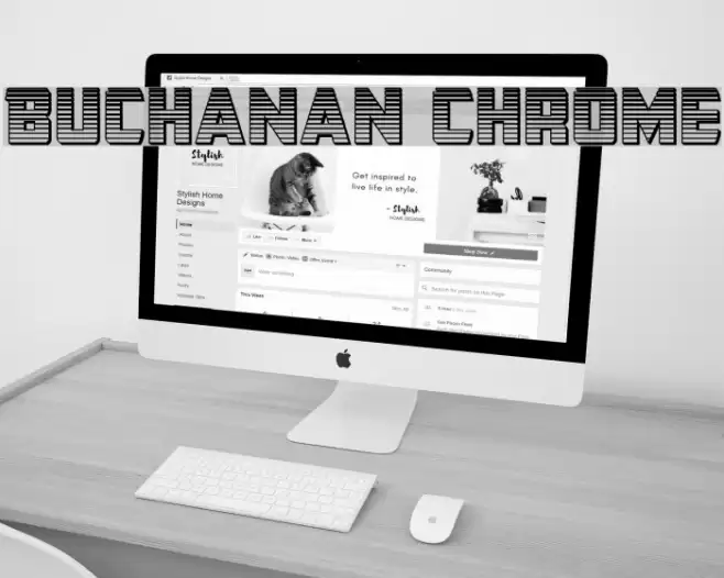 Buchanan Chrome Font examples
