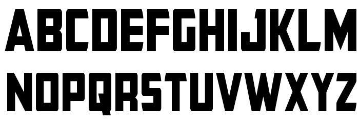 Buchanan Condensed Font LOWERCASE