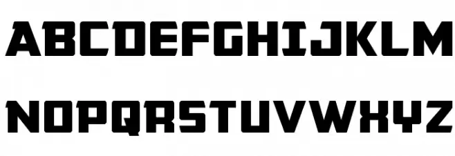 Buchanan Expanded Schriftart Groß