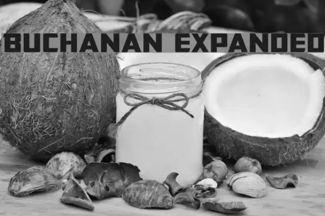 Buchanan Expanded Font examples