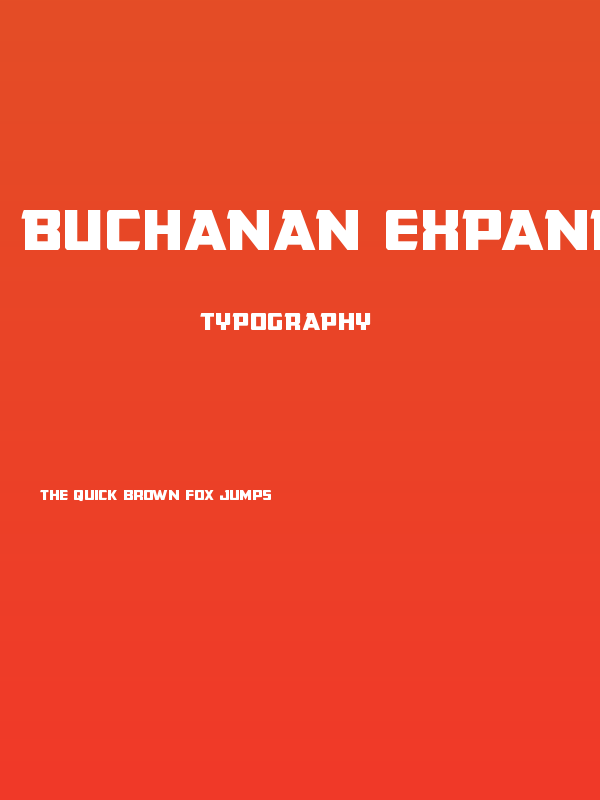Buchanan Expanded Poster