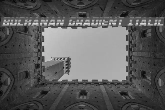 Buchanan Gradient Italic Example 2