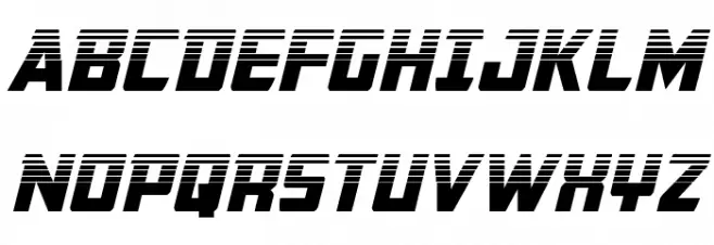Buchanan Halftone Italic Font Litere mari