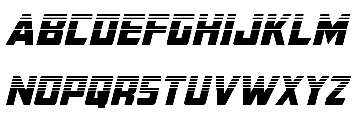 Buchanan Halftone Italic Font LOWERCASE