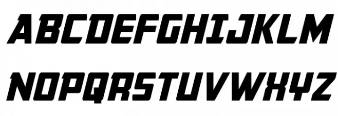 Buchanan Italic 字体 大写