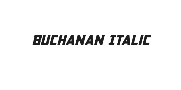 Buchanan Italic Logo