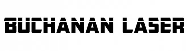 Buchanan Laser  Frei Schriftart Herunterladen