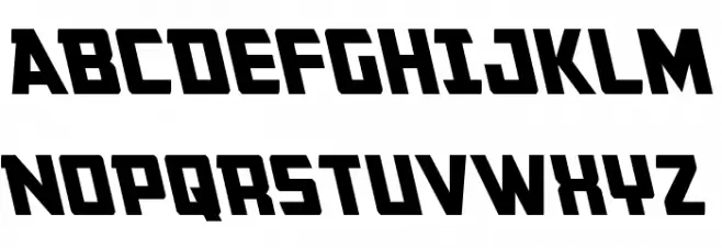 Buchanan Leftalic 字体 大写