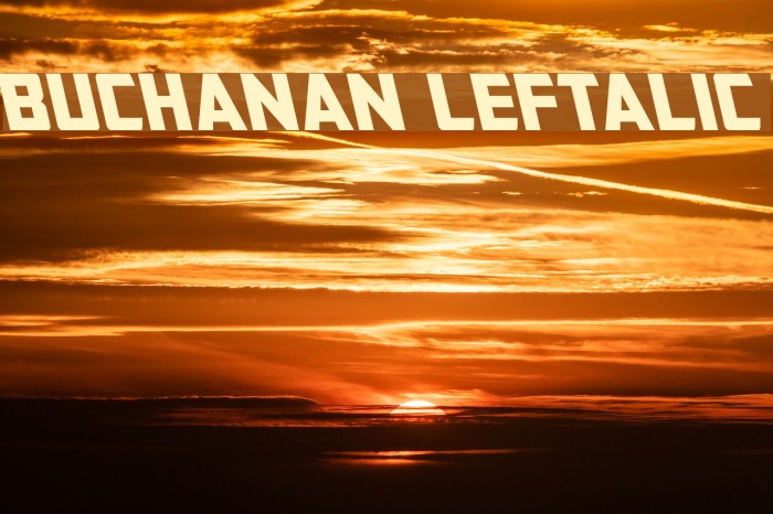 Buchanan Leftalic Example 1