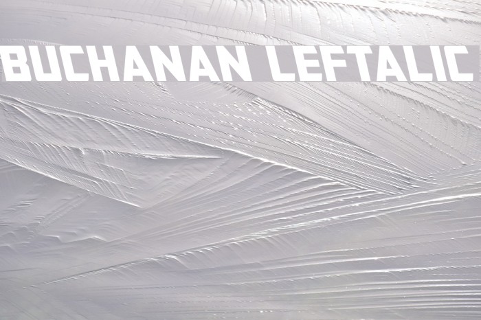 Buchanan Leftalic Example 2