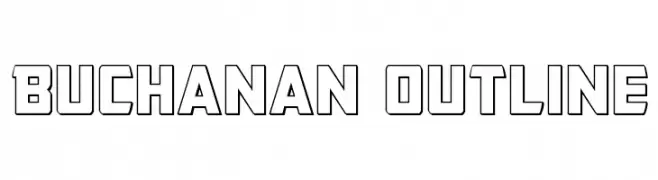 Buchanan Outline  नि: शुल्क फ़ॉन्ट्स डाउनलोड