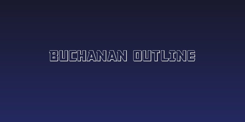 Buchanan Outline Social Header