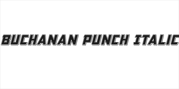 Buchanan Punch Italic Logo