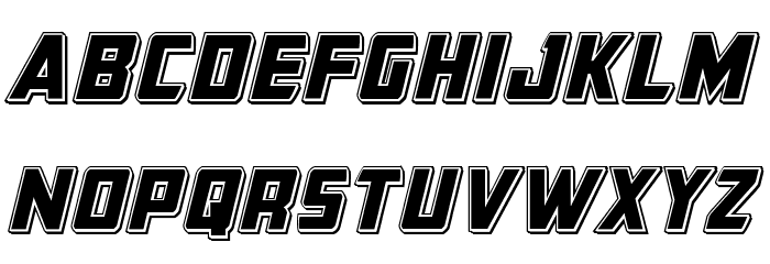 Buchanan Punch Italic Font LOWERCASE