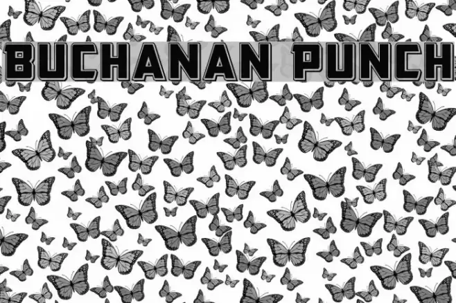 Buchanan Punch Font examples