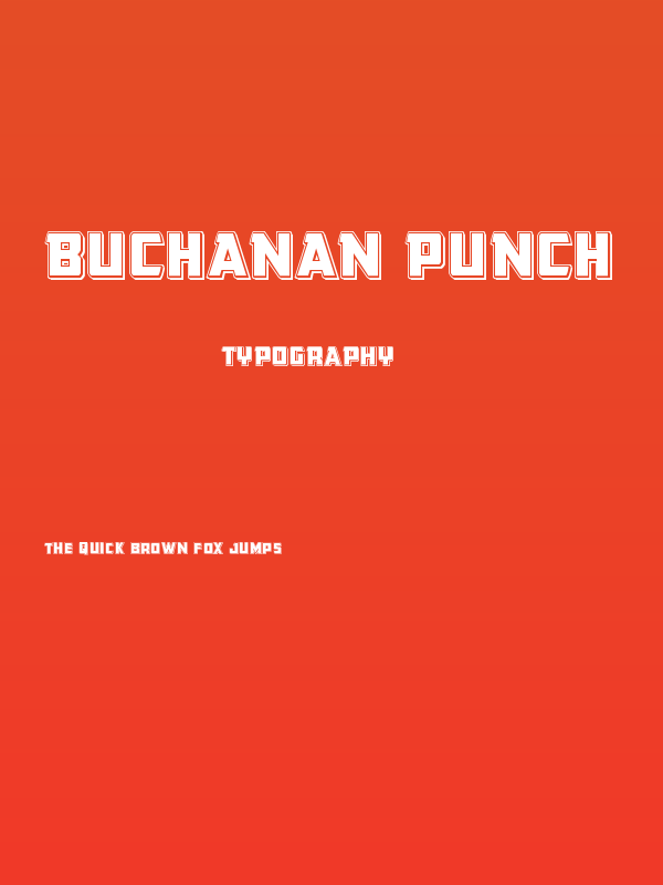 Buchanan Punch Poster