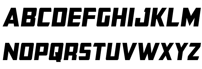 Buchanan Semi-Italic Font LOWERCASE