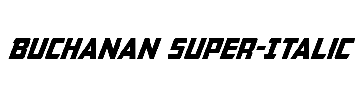 Buchanan Super-Italic  免费字体下载