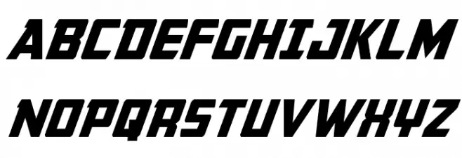 Buchanan Super-Italic Fonte MAIÚSCULAS