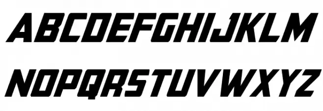 Buchanan Super-Italic Caratteri MINUSCOLO