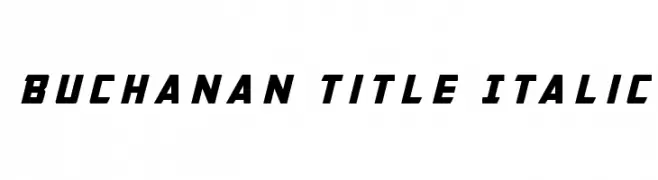 Buchanan Title Italic  नि: शुल्क फ़ॉन्ट्स डाउनलोड