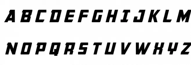Buchanan Title Italic 字体 大写