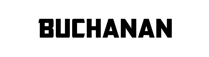 Buchanan  免费字体下载