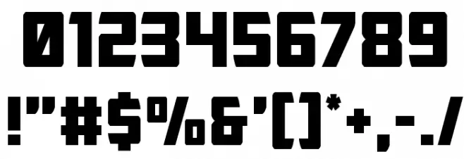 Buchanan Font OTHER CHARS