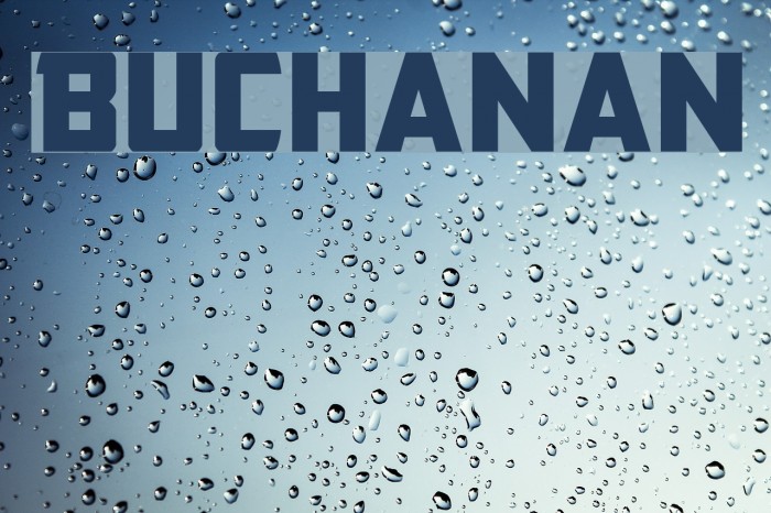 Buchanan Font examples