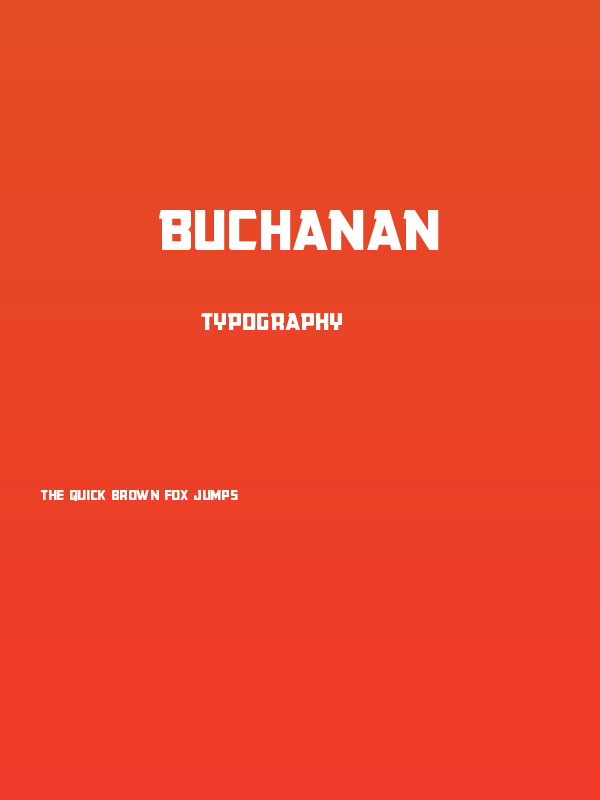 Buchanan Poster