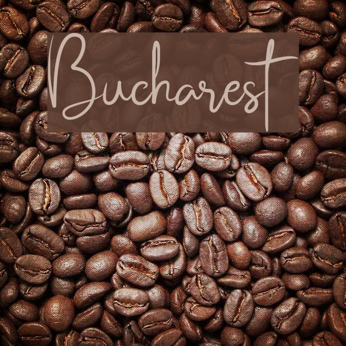 Bucharest Font examples