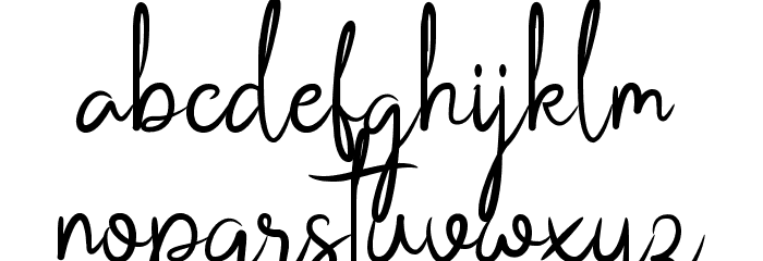 Bucharest Font LOWERCASE