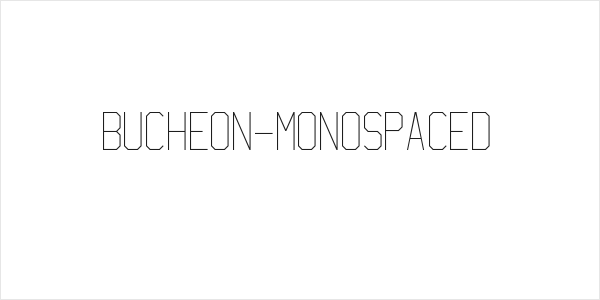 Bucheon-Monospaced Logo