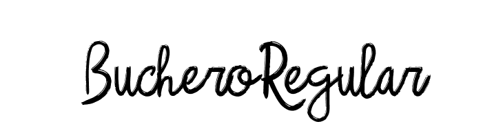 Buchero Regular  Frei Schriftart Herunterladen