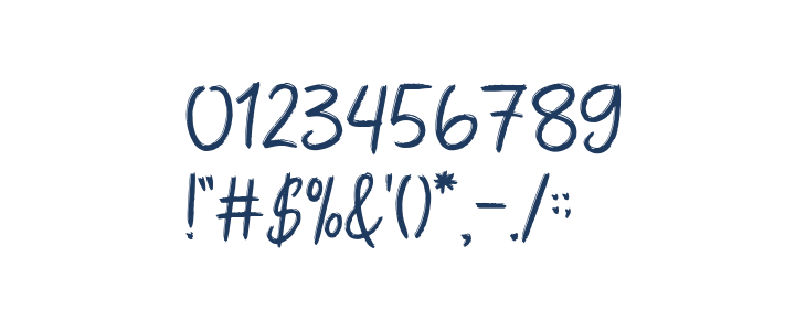 Buchero Regular Other Characters