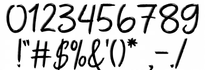 Buchero Regular Font OTHER CHARS