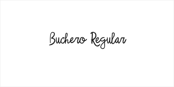 Buchero Regular Logo