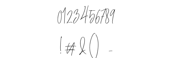 Bucherry Regular Font OTHER CHARS